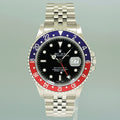 MINT Rolex GMT-Master 2 Pepsi Blue Red Jubilee 40mm Steel 16710 Watch Box