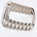 MINT ROLEX Day Date 218239 White Gold 41MM President Silver Diamond Watch Box