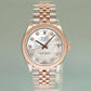 2024 NEW Rolex DateJust Rose Gold Two Tone Steel 31mm 278271 Mother of Pearl Diamond Watch