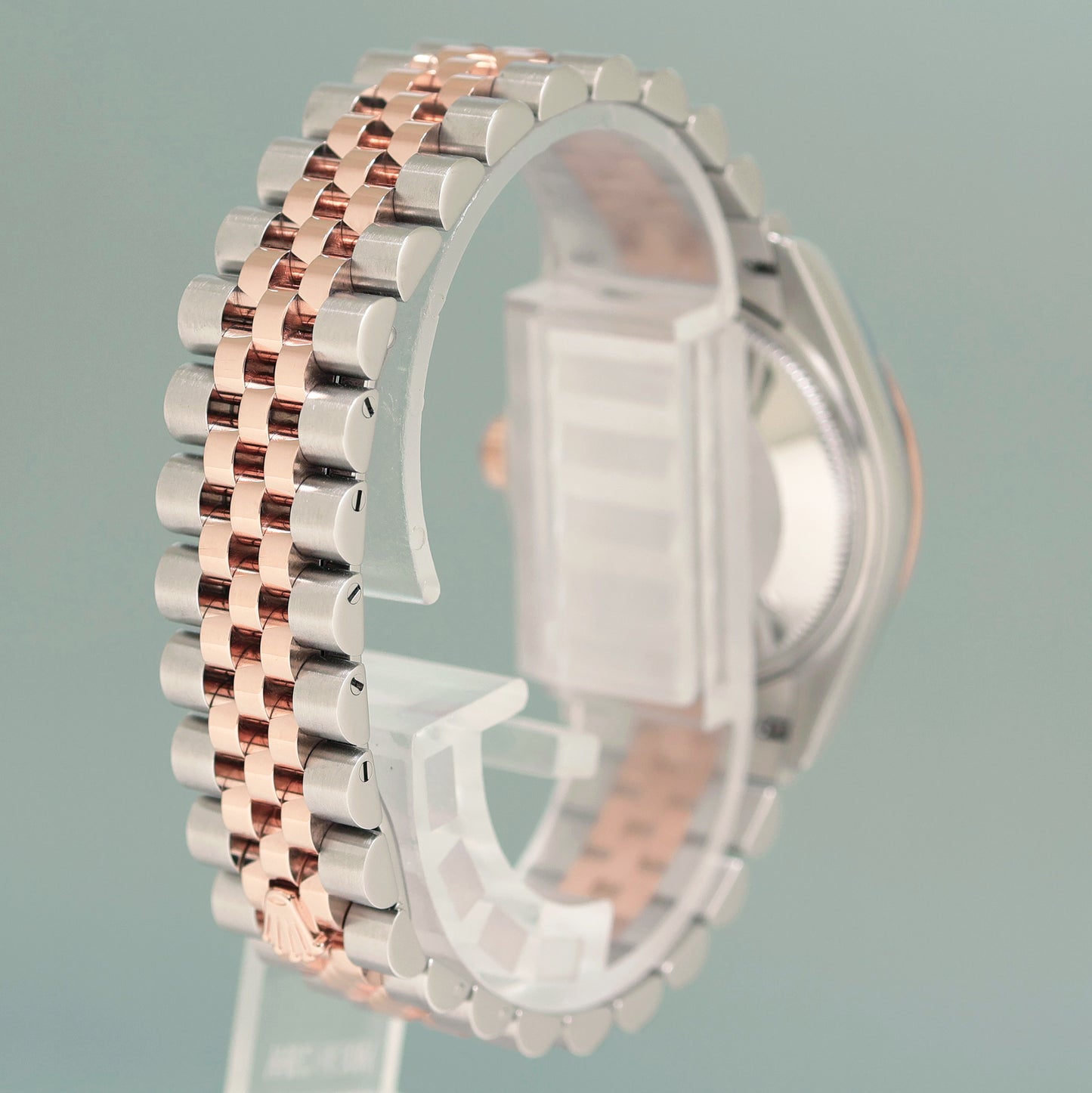 2024 NEW Rolex DateJust Rose Gold Two Tone Steel 31mm 278271 Mother of Pearl Diamond Watch