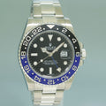 MINT Papers Rolex GMT Master II 116710 BLNR Steel Ceramic Batman Blue Watch