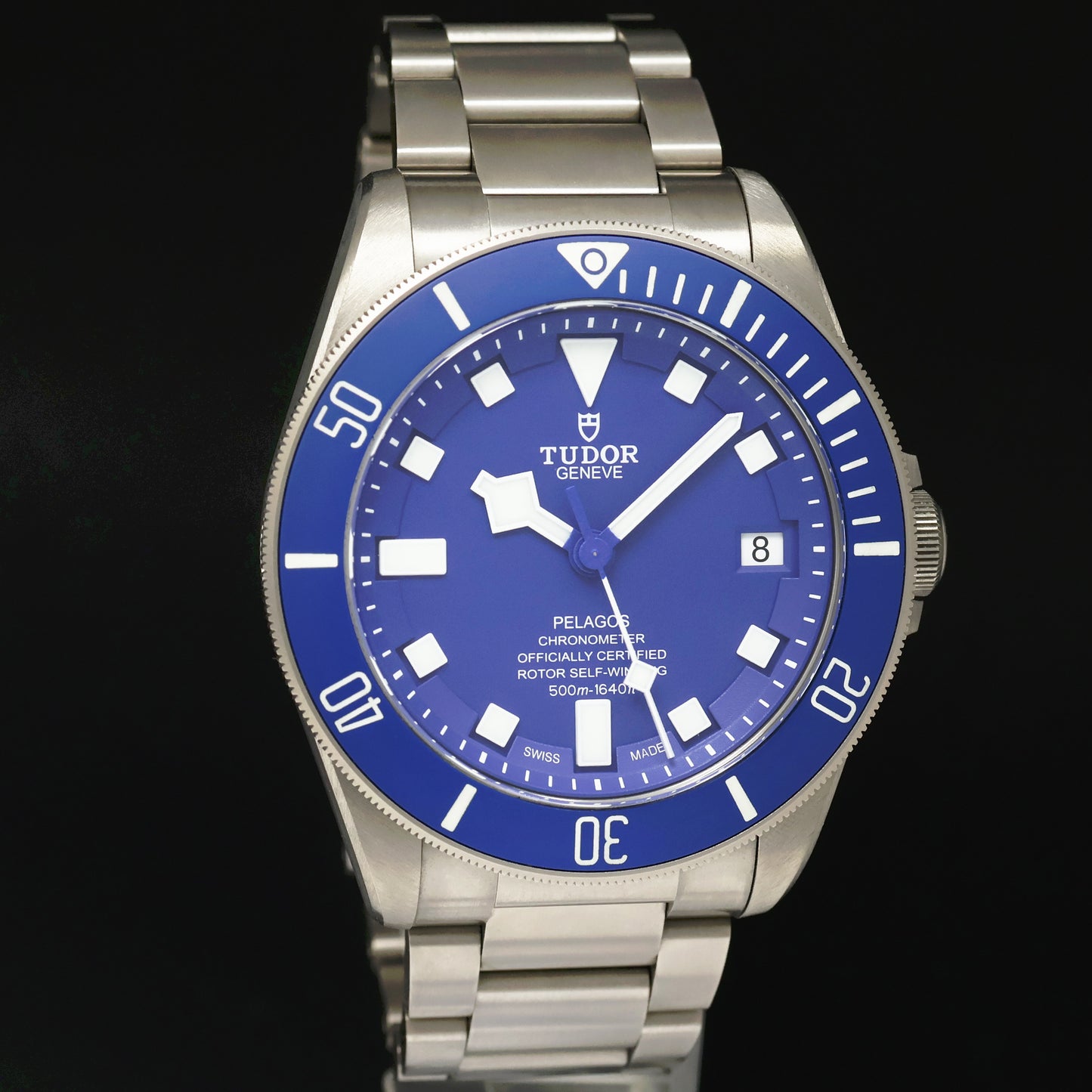MINT Tudor Pelagos Titanium Steel 42mm 25600TB Automatic Blue Dive Watch Box
