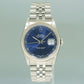 MINT Rolex DateJust 16234 Blue Roman Jubilee White Gold Fluted Watch Box
