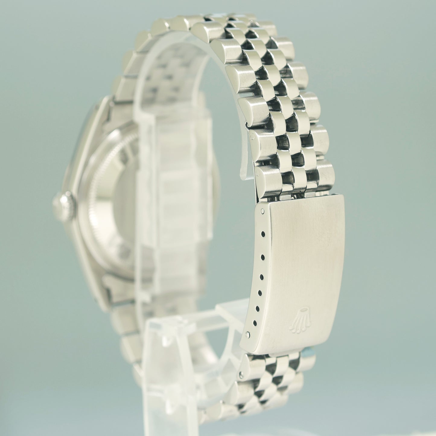 MINT Rolex DateJust 16234 Blue Roman Jubilee White Gold Fluted Watch Box