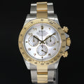 2015 MINT Rolex Daytona 116523 Mother of Pearl MOP Yellow Gold Two Tone Watch Box