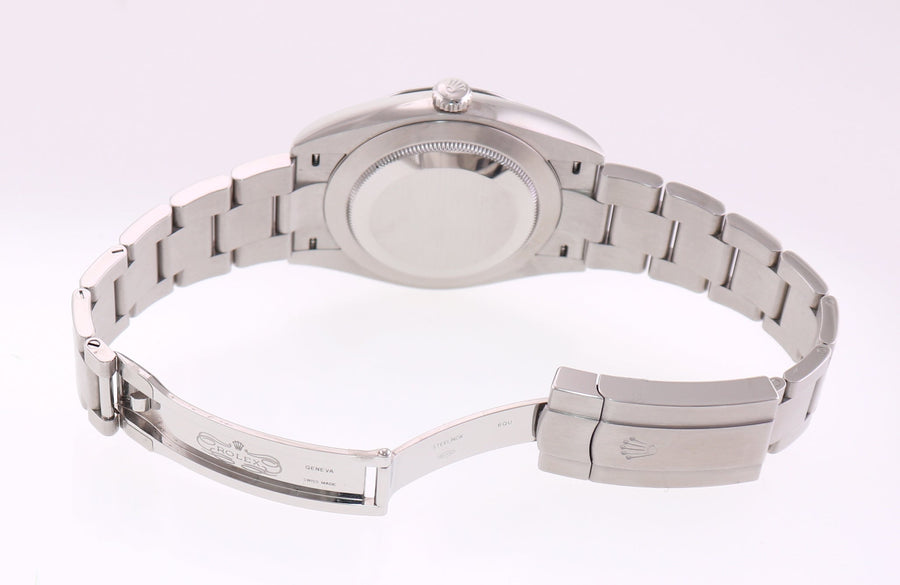 2021 NEW PAPERS Rolex 124300 Oyster Perpetual Steel 41mm Black Watch Box