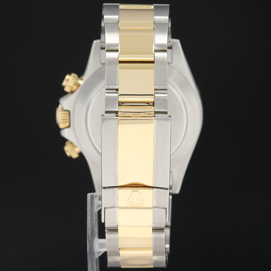 2015 MINT Rolex Daytona 116523 Mother of Pearl MOP Yellow Gold Two Tone Watch Box