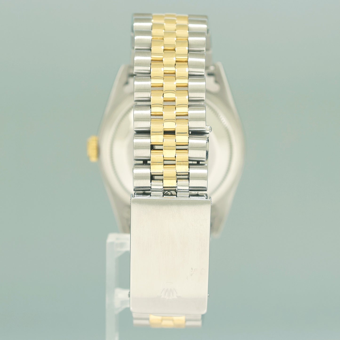 Rolex DateJust 16233 Two-Tone Yellow Gold 36mm Champagne Diamond Jubilee Watch