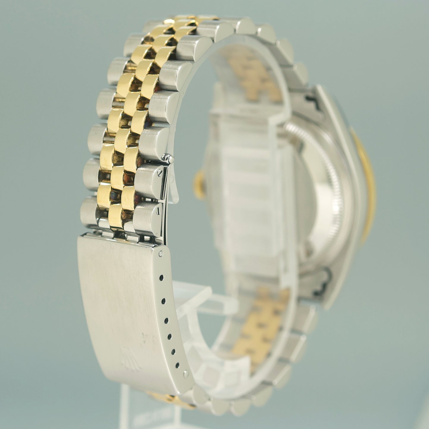 Rolex DateJust 16233 Two-Tone Yellow Gold 36mm Champagne Diamond Jubilee Watch