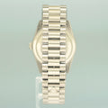 MINT Rolex President Day Date 18239 White Roman Double Quick Set White Gold Watch Box