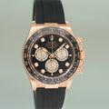 2026 MINT Rolex 126515LN Daytona Rose Gold Ceramic Oysterflex Diamond Watch Box