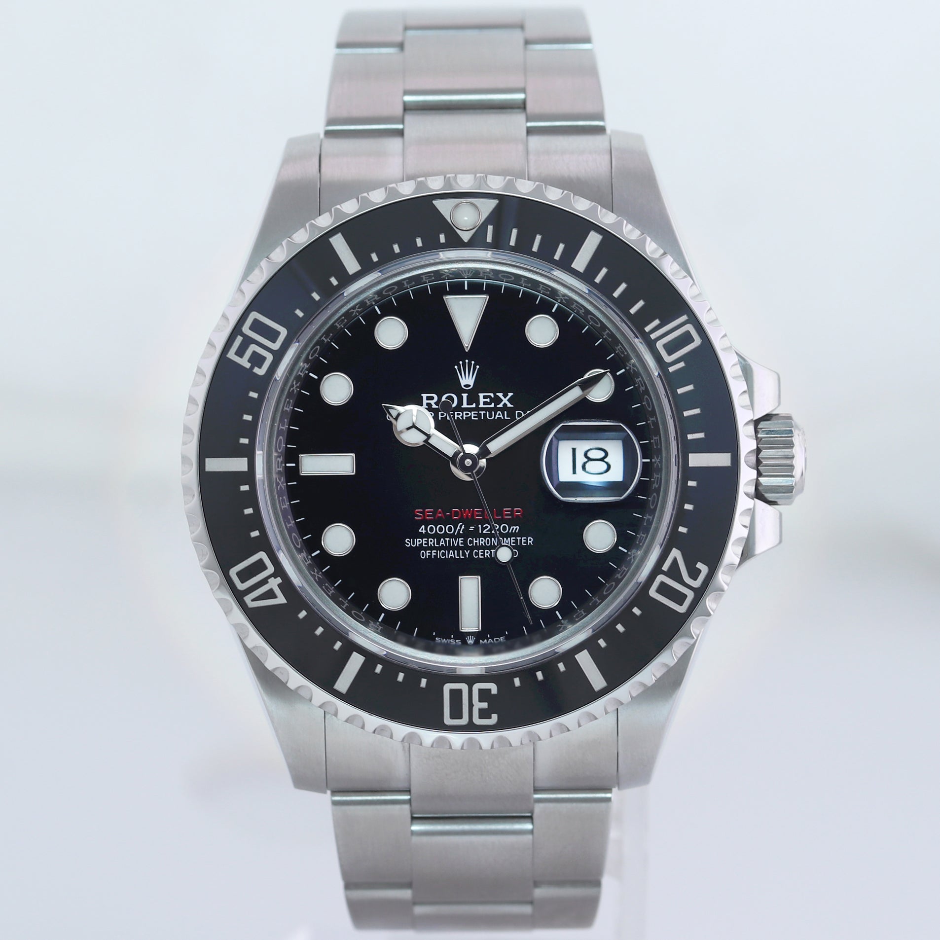 2022 MINT Rolex Red Seadweller SD43 126600 43mm Red Letter mk2 Watch Box