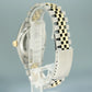 Rolex DateJust 1601 Steel Two Tone Yellow Gold 36mm Jubilee Champagne Pie Pan Watch