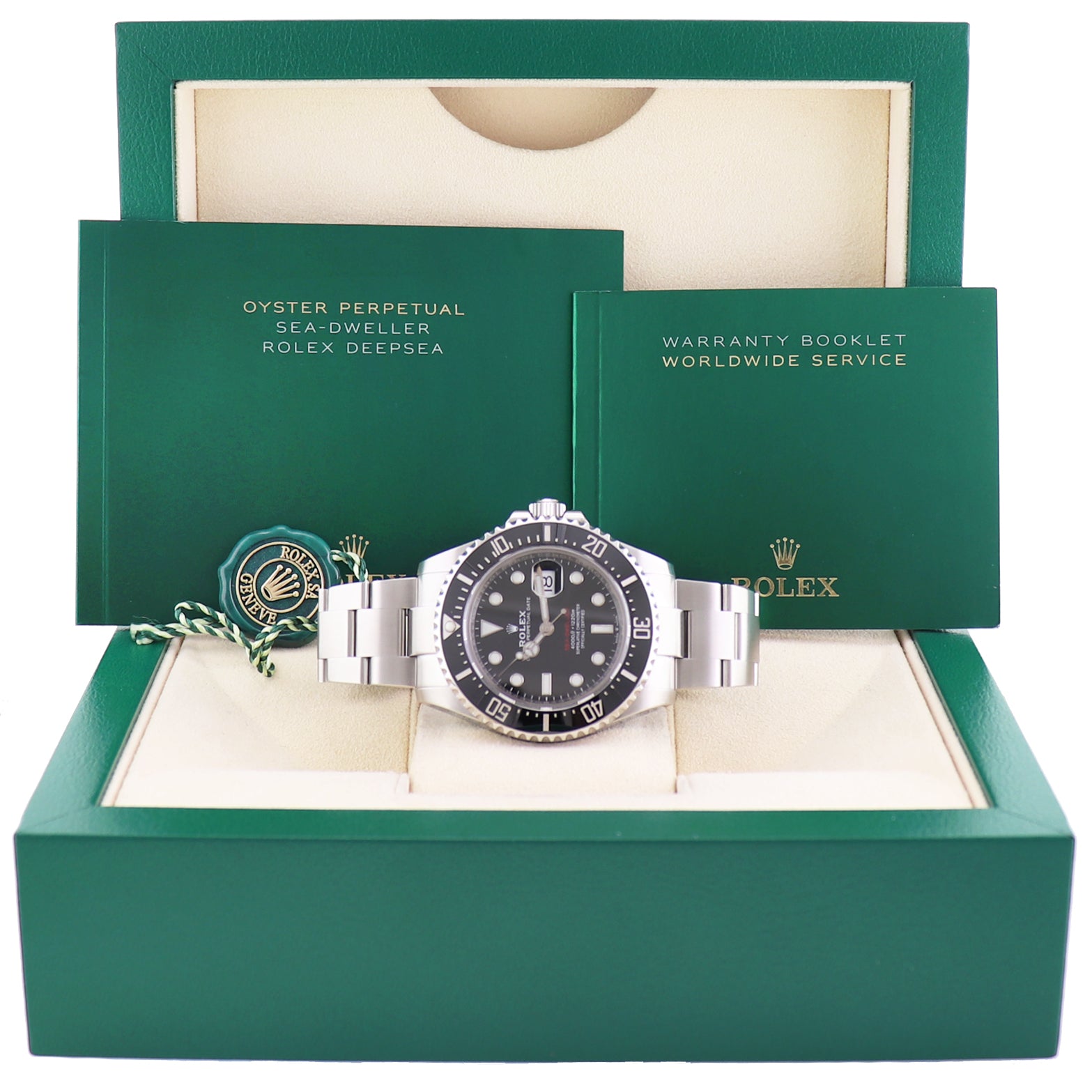 2022 MINT Rolex Red Seadweller SD43 126600 43mm Red Letter mk2 Watch Box