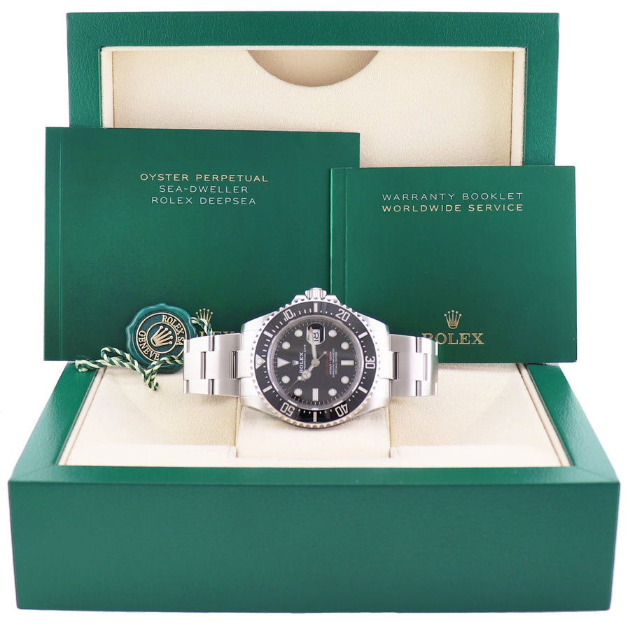 2024 MINT Rolex Red Seadweller SD43 126600 43mm Red Letter MK2 Watch Box
