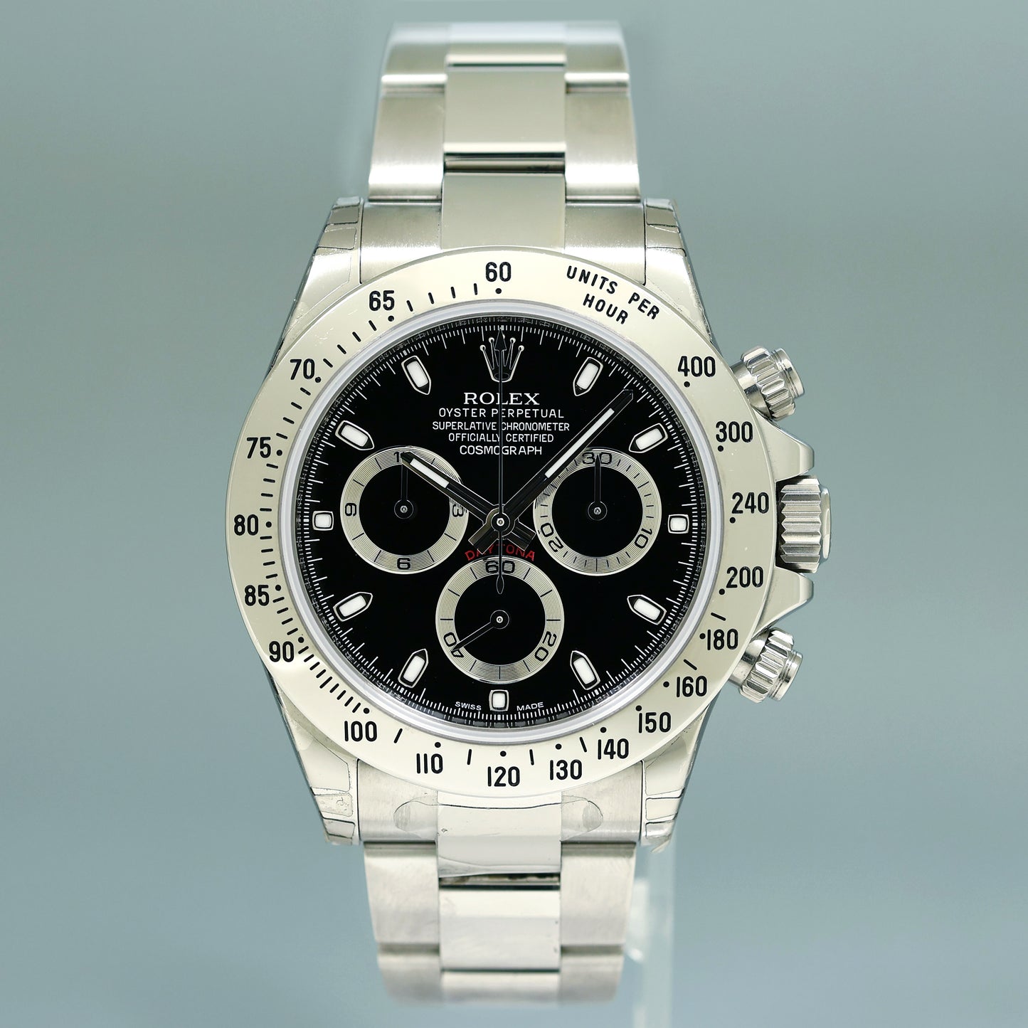 PAPERS STICKERS NEW 2012 Rolex Daytona 116520 Black Steel Chrono 40mm Watch Box