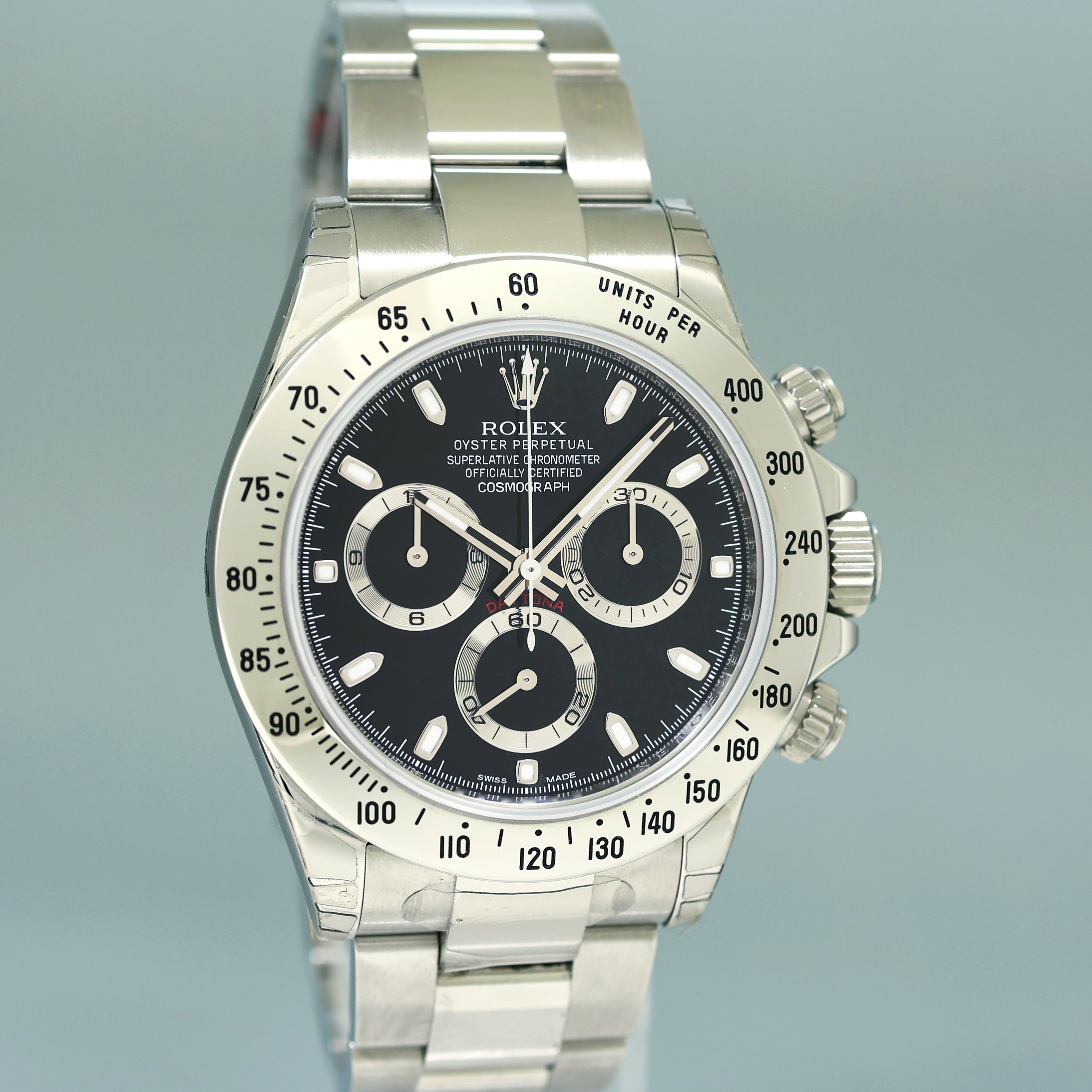 PAPERS STICKERS NEW 2012 Rolex Daytona 116520 Black Steel Chrono 40mm Watch Box