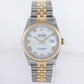 MINT Rolex DateJust 36mm White Roman 16233 Two Tone Steel Jubilee Watch Box