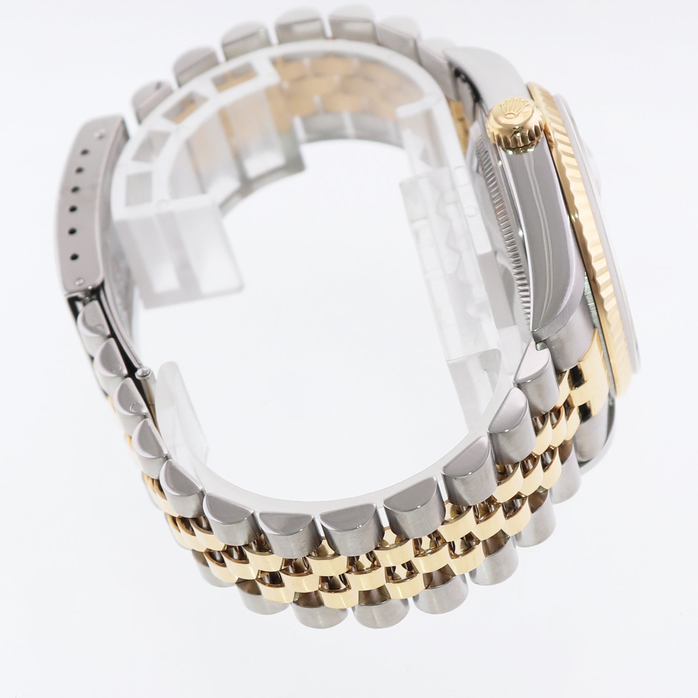 MINT Rolex DateJust 36mm White Roman 16233 Two Tone Steel Jubilee Watch Box