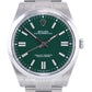 2022 NEW PAPERS Rolex 124300 Oyster Perpetual 41mm Green Dial Watch Box