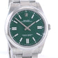 2022 NEW PAPERS Rolex 124300 Oyster Perpetual 41mm Green Dial Watch Box