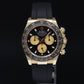 2021 MINT Rolex Oysterflex Daytona 116518LN Yellow Gold Black Paul Newman Watch