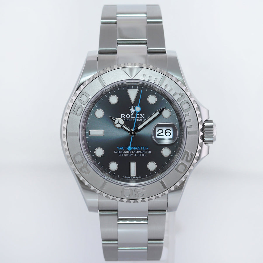 2025 CPO Papers MINT Rolex Yacht-Master 116622 Rhodium Steel Platinum 40mm Watch Box