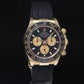 2021 MINT Rolex Oysterflex Daytona 116518LN Yellow Gold Black Paul Newman Watch