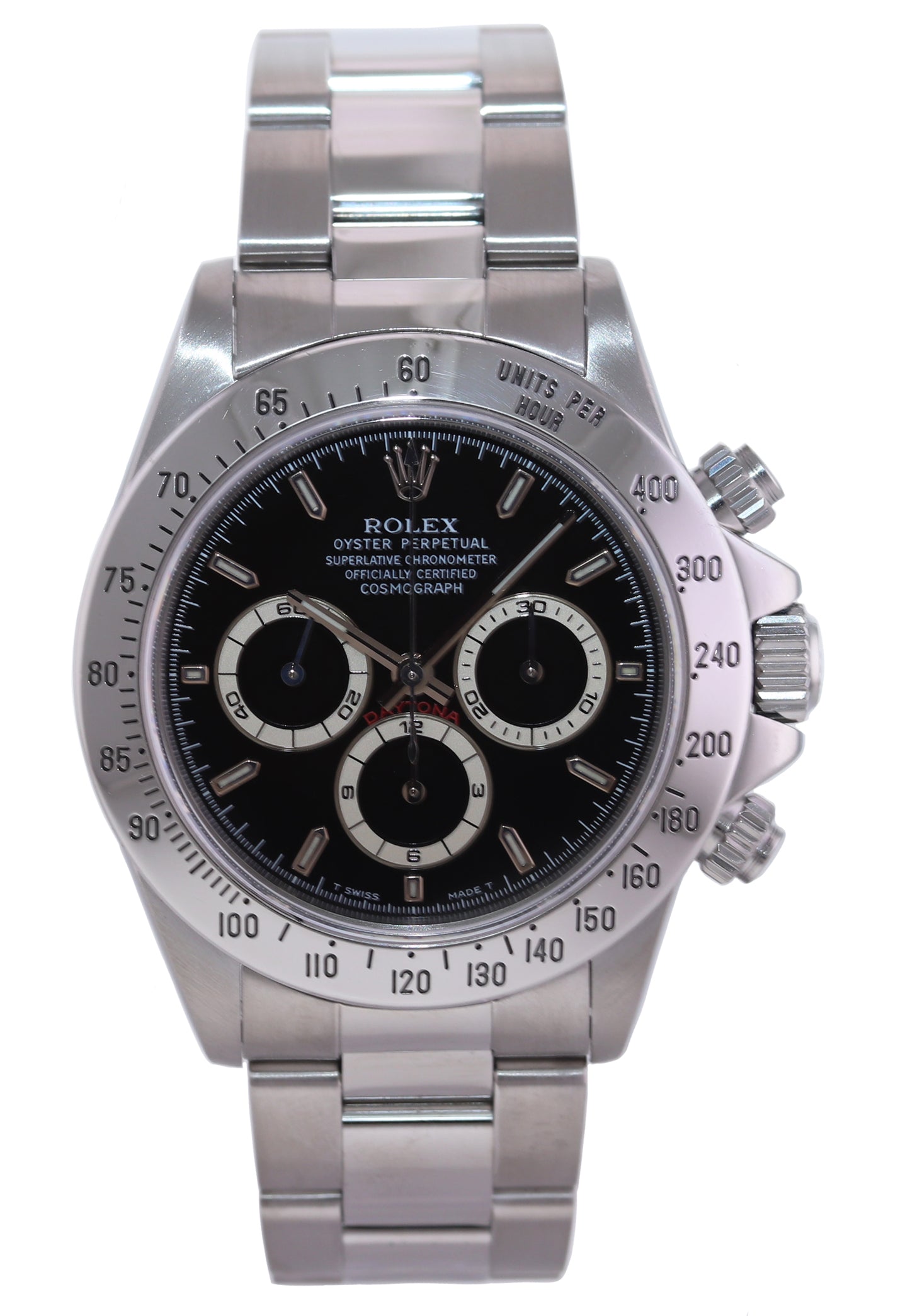 MINT Rolex 16520 Zenith Daytona Chronograph Black Dial 40mm Watch Box