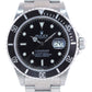 2008 ENGRAVED REHAUT Rolex Submariner Date 16610 Stainless Steel Black Watch