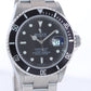 2008 ENGRAVED REHAUT Rolex Submariner Date 16610 Stainless Steel Black Watch