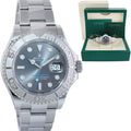 2025 CPO Papers MINT Rolex Yacht-Master 116622 Rhodium Steel Platinum 40mm Watch Box
