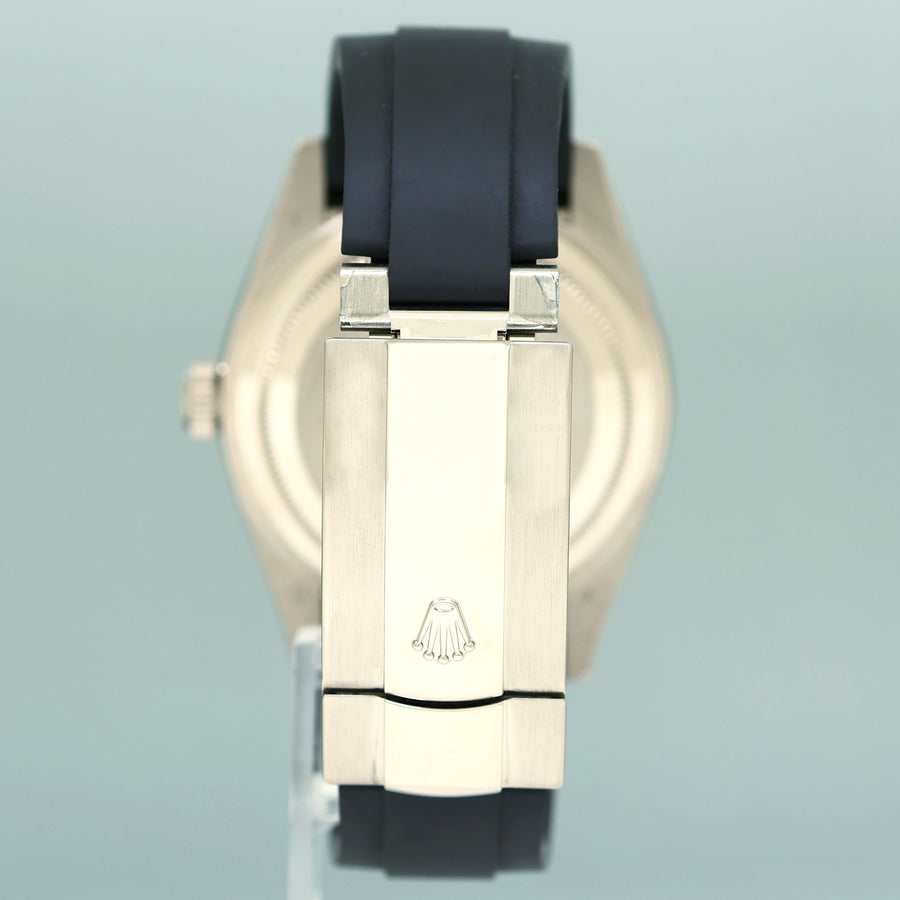 2023 NEW Rolex 336239 Black Sky-Dweller White Gold 42mm Oysterflex Watch Box