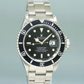 1997 RSC PAPERS MINT Rolex Submariner Date Tritium 16610 Steel Black 40mm Oyster Watch Box