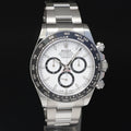 2024 NEW PAPERS Rolex Daytona 126500LN White Panda Ceramic Steel Watch Box