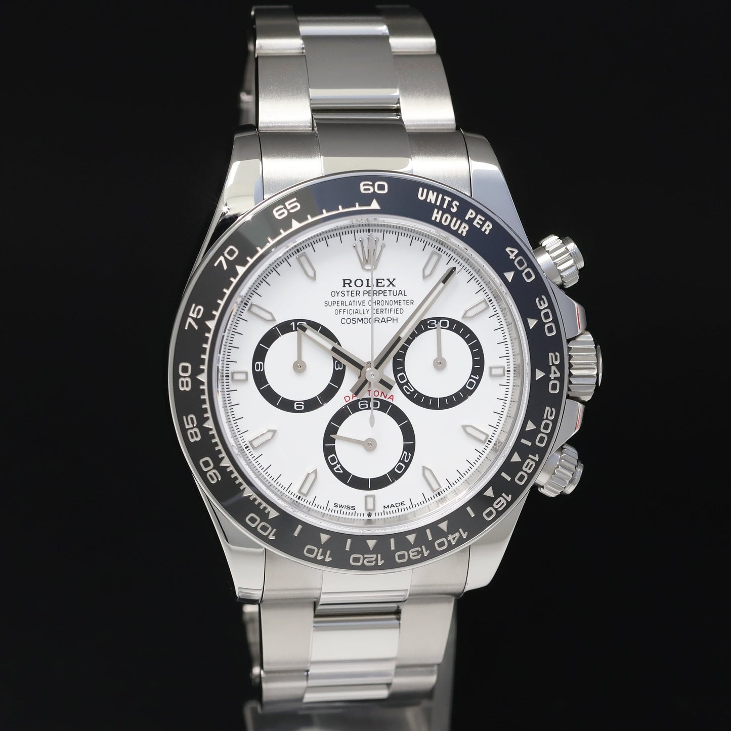 MAY 2024 NEW PAPERS Rolex Daytona 126500LN White Panda Ceramic Steel Watch Box