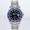 2021 NEW PAPERS Rolex Submariner Blue Smurf 126619 White Gold Watch Box