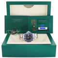 2021 NEW PAPERS Rolex Submariner Blue Smurf 126619 White Gold Watch Box
