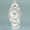 2020 NEW PAPERS Ladies 178384 Rolex DateJust 31mm Meteorite Diamond Gold Watch