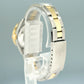 Diamond Ladies Rolex DateJust 26mm 6917 Two Tone Gold Steel Mother of Pearl Watch