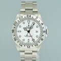 1998 MINT Rolex Explorer II White 16570 40mm Tritium Polar GMT Watch Box