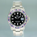 2016 MINT PAPERS Rolex Yacht-Master 116622 Steel Diamond Blue 40mm Watch Box