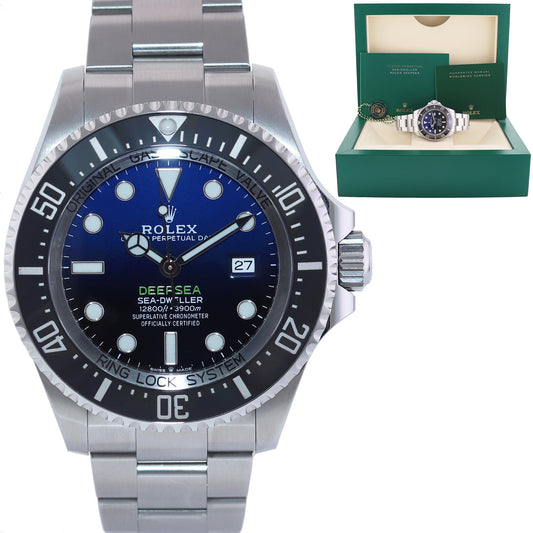 2022 MINT Rolex Dweller Deepsea James Cameron Blue Black 126660 44mm Watch Box