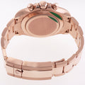2022 MINT Rolex Daytona 40m Cosmograph Rose Gold Black 116505 Chrono Watch Box