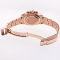 2022 MINT Rolex Daytona 40m Cosmograph Rose Gold Black 116505 Chrono Watch Box