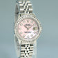 Mother of Pearl DIAMOND Ladies Rolex Date 6517 Steel White Gold 26mm Jubilee Watch Box
