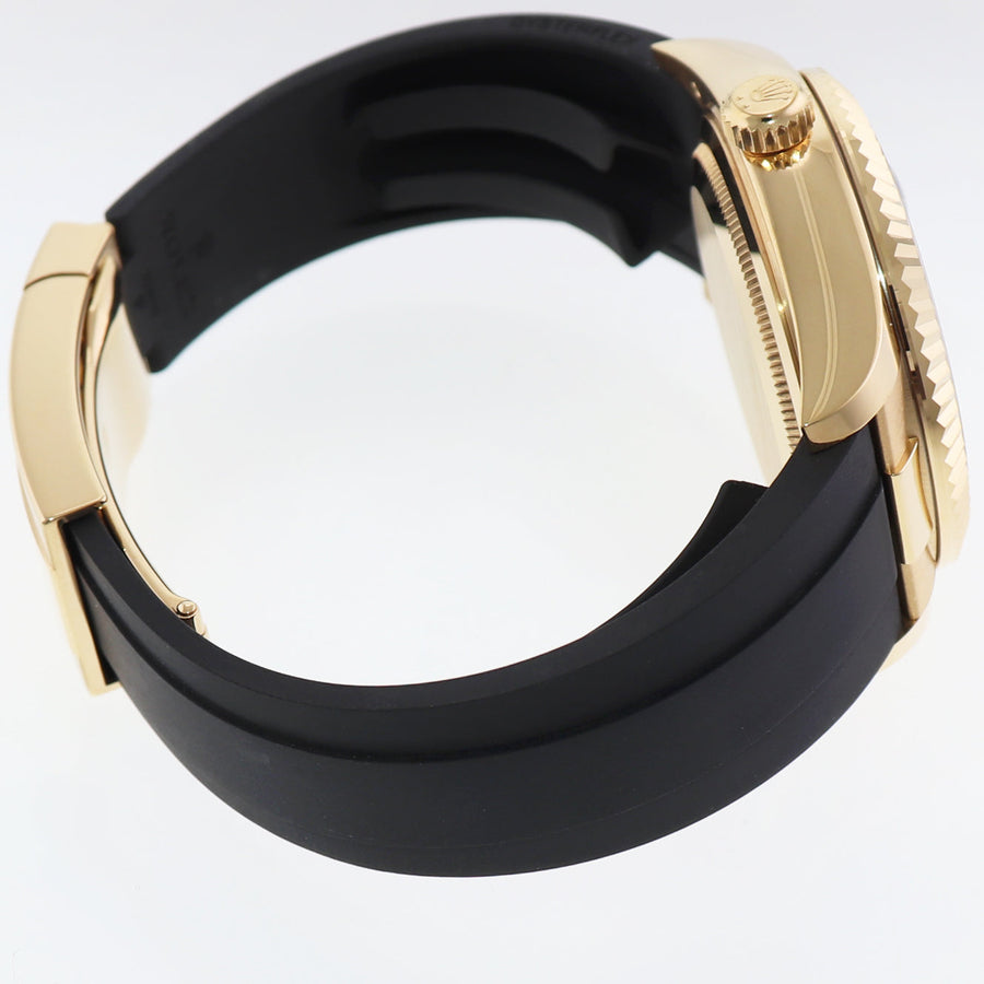 2023 MINT Rolex Sky-Dweller Yellow Gold Black Oysterflex 336238 Watch Box