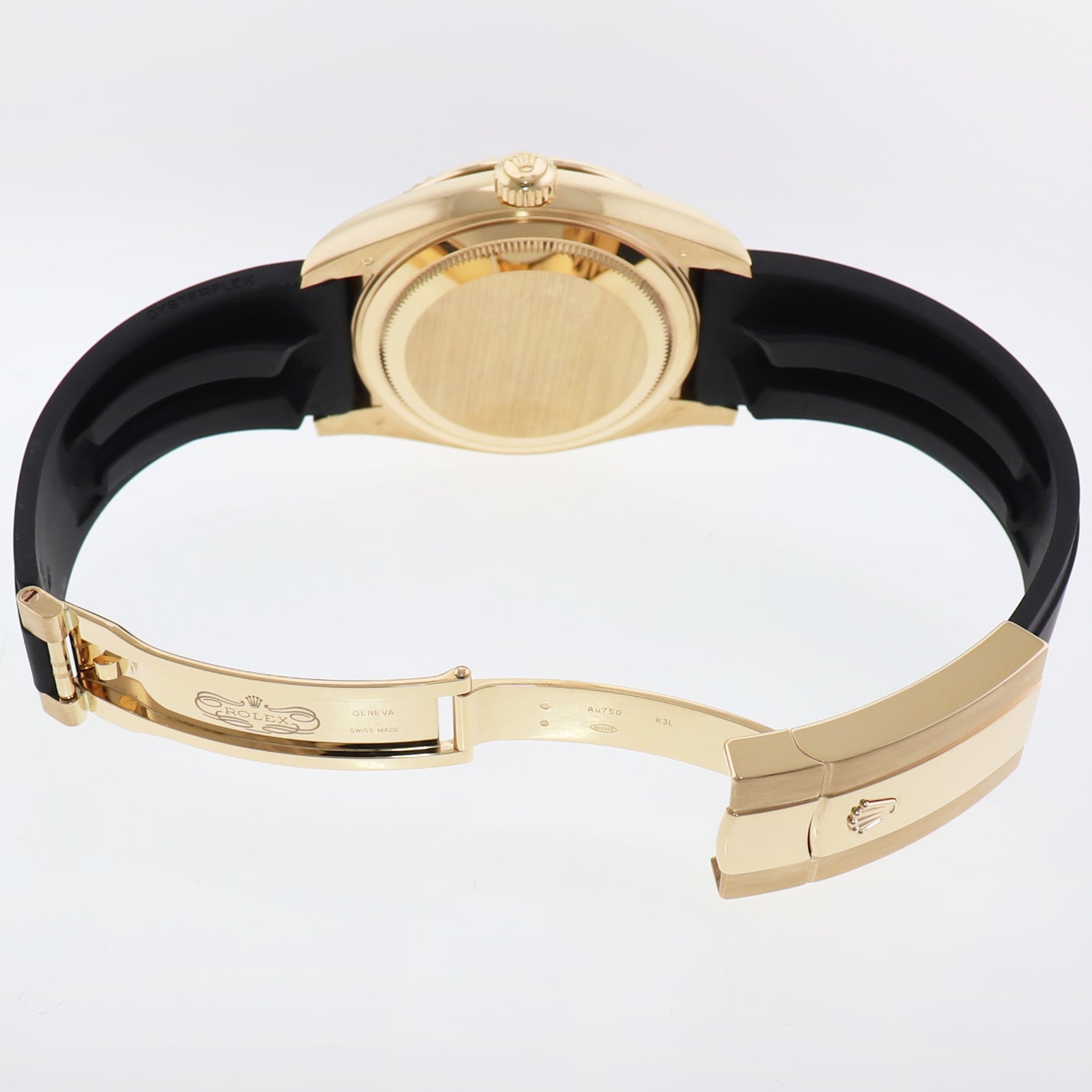 2024 NEW PAPERS Rolex Sky-Dweller Yellow Gold Black Oysterflex 336238 Watch Box