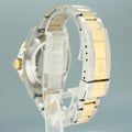MINT 2004 Rolex Submariner 16613 LB Gold Steel Two Tone Gold 40mm Sunburst Blue Watch
