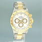 Rolex Daytona 16523 Zenith Two Tone Yellow Gold White Stick Watch Box